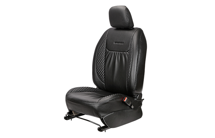 Seat Cover - Quilted Mesh (Premium PU) | Vitara Brezza 990J0M82PB8-040